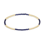 Navy enewton Hope Blissful Bracelet featuring signature gold-filled beads available at Be Charmed