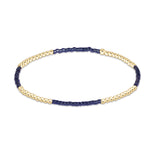 Navy enewton Hope Blissful Bracelet featuring signature gold-filled beads available at Be Charmed