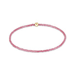 Pink Champagne enewton Hope Classic Bracelet featuring signature gold-filled beads available at Be Charmed