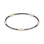Moonlight enewton Hope Purpose Pearl Bracelet featuring gold-filled beads and freshwater pearls available at Be Charmed