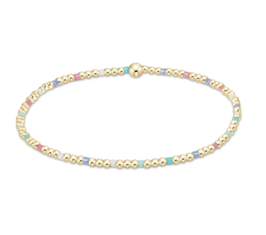 enewton - Hot Mess Spring/Summer 2025 Hope Sincerity Pattern 2mm Bead Bracelet available at Be Charmed