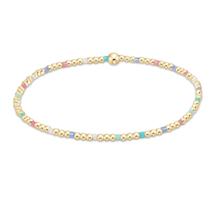 enewton - Hot Mess Spring/Summer 2025 Hope Sincerity Pattern 2mm Bead Bracelet available at Be Charmed