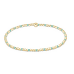 enewton - Mint Hope Sincerity Pattern 2mm Bead Bracelet available at Be Charmed