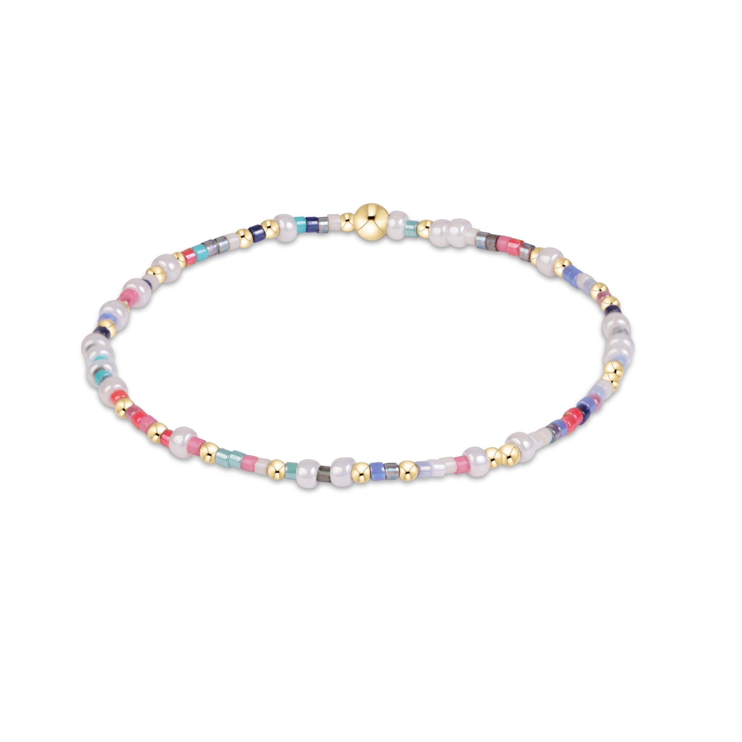 That's a Wrap enewton Hope Unwritten Bracelet F/W 2026 featuring gold-filled beads available at Be Charmed