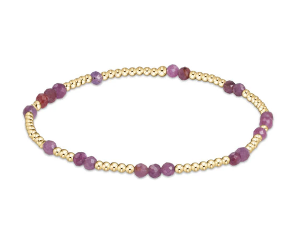 enewton - Ruby Hope Unwritten Gemstone Bracelet available at Be Charmed