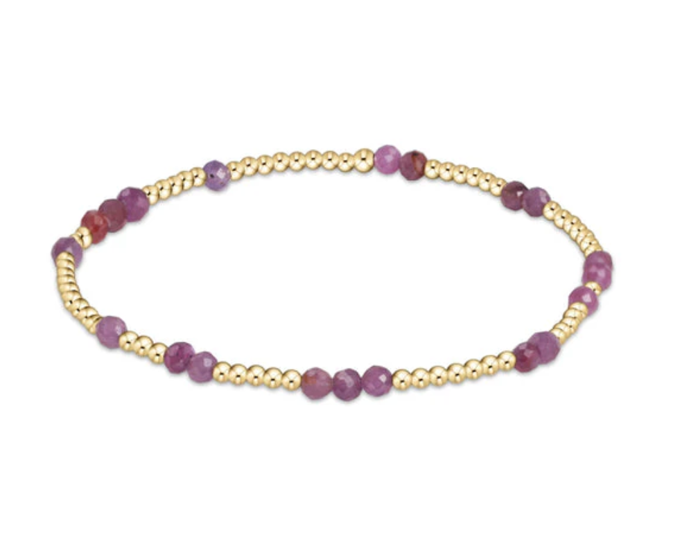 enewton - Ruby Hope Unwritten Gemstone Bracelet available at Be Charmed