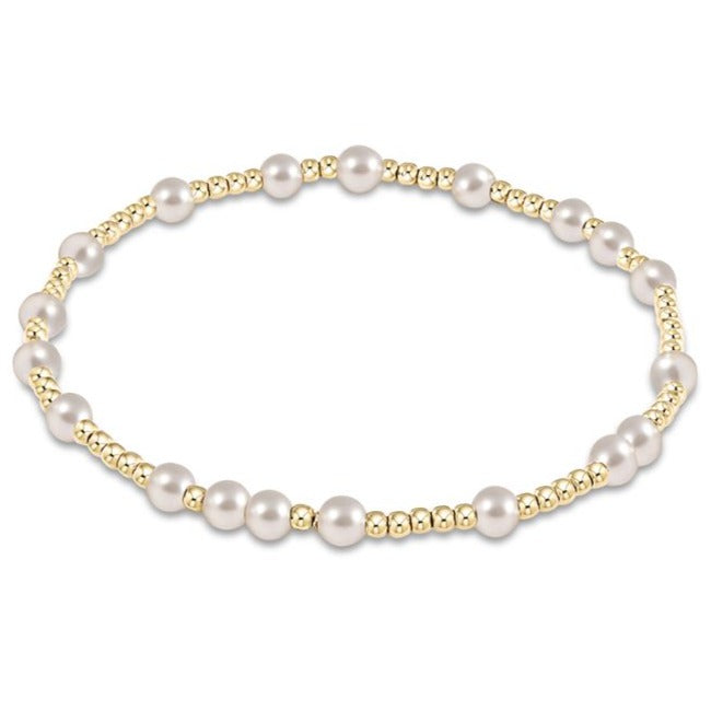 enewton - 4 mm Hope Unwritten Pearl Bracelet available at Be Charmed
