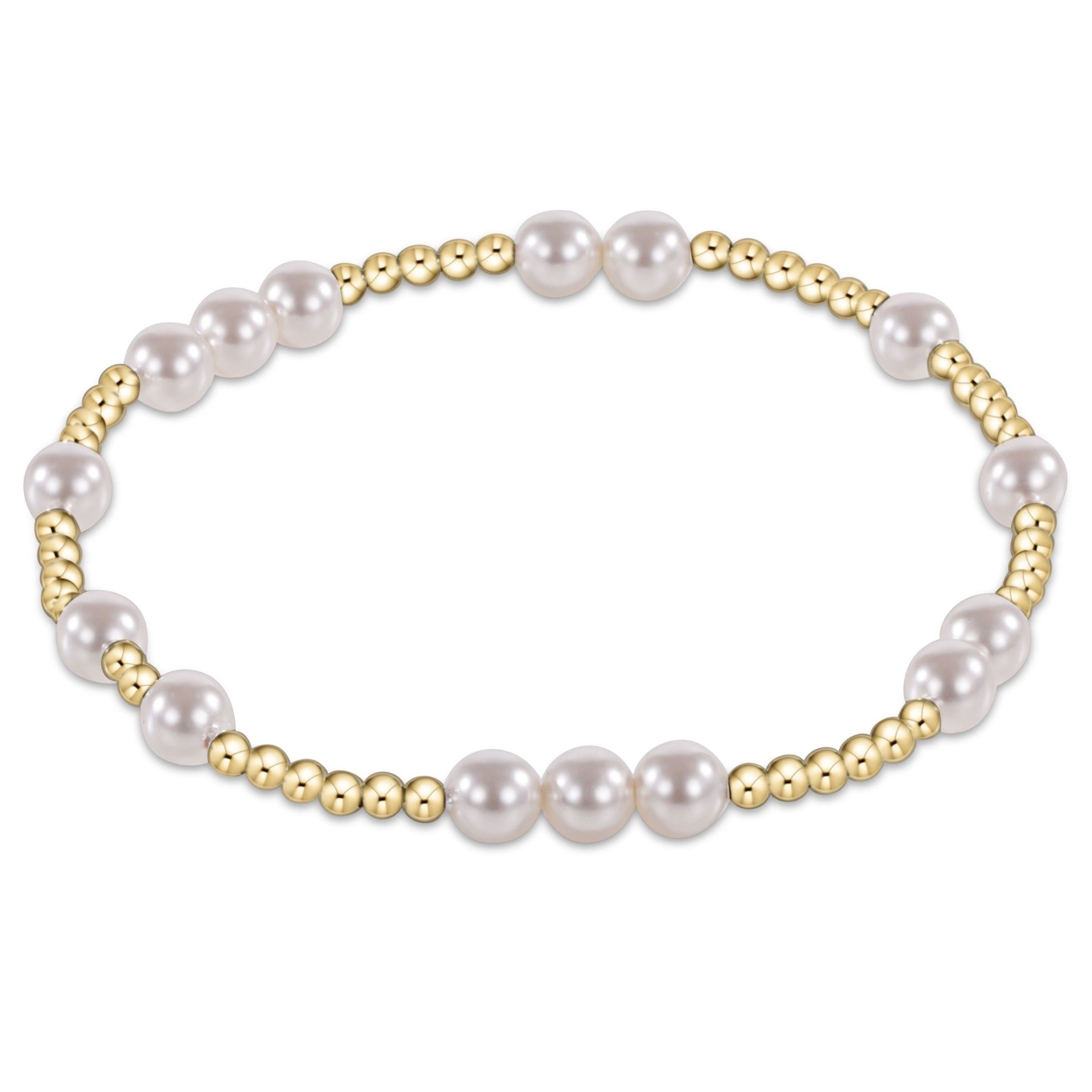 enewton -  5 mm Hope Unwritten Pearl Bracelet available at Be Charmed