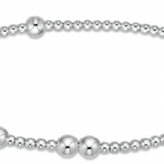 enewton hope unwritten Silver beaded bracelet on a white background. Available at Be Charmed
