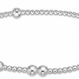 enewton hope unwritten Silver beaded bracelet on a white background. Available at Be Charmed