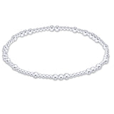 enewton 3 mm Hope Unwritten Sterling Bracelet featuring stacked sterling silver beads available at Be Charmed