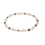 enewton - Amethyst Pearl Sincerity Pattern 4mm Bead Bracelet available at Be Charmed