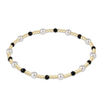 enewton - Facted Onyx Pearl Sincerity Pattern 4mm Bead Bracelet available at Be Charmed