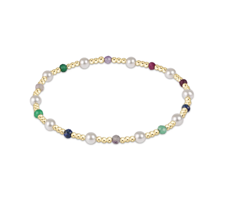 enewton - hot mess fall/winter 2025 Pearl Sincerity Pattern 4mm Bead Bracelet available at Be Charmed