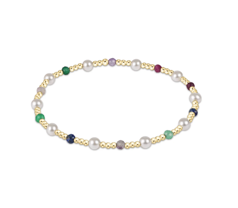 enewton - hot mess fall/winter 2025 Pearl Sincerity Pattern 4mm Bead Bracelet available at Be Charmed