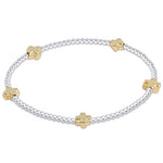 enewton - Signature Cross Mixed 2 mm Metal Bracelet - Gold available at Be Charmed