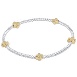 enewton - Signature Cross Mixed 2 mm Metal Bracelet - Gold available at Be Charmed