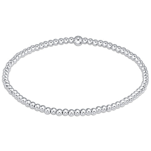 enewton - Signature Cross Small 2mm Sterling Bracelet available at Be Charmed
