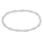 enewton 3 mm Together Sterling Bracelet featuring interlocking silver beads available at Be Charmed