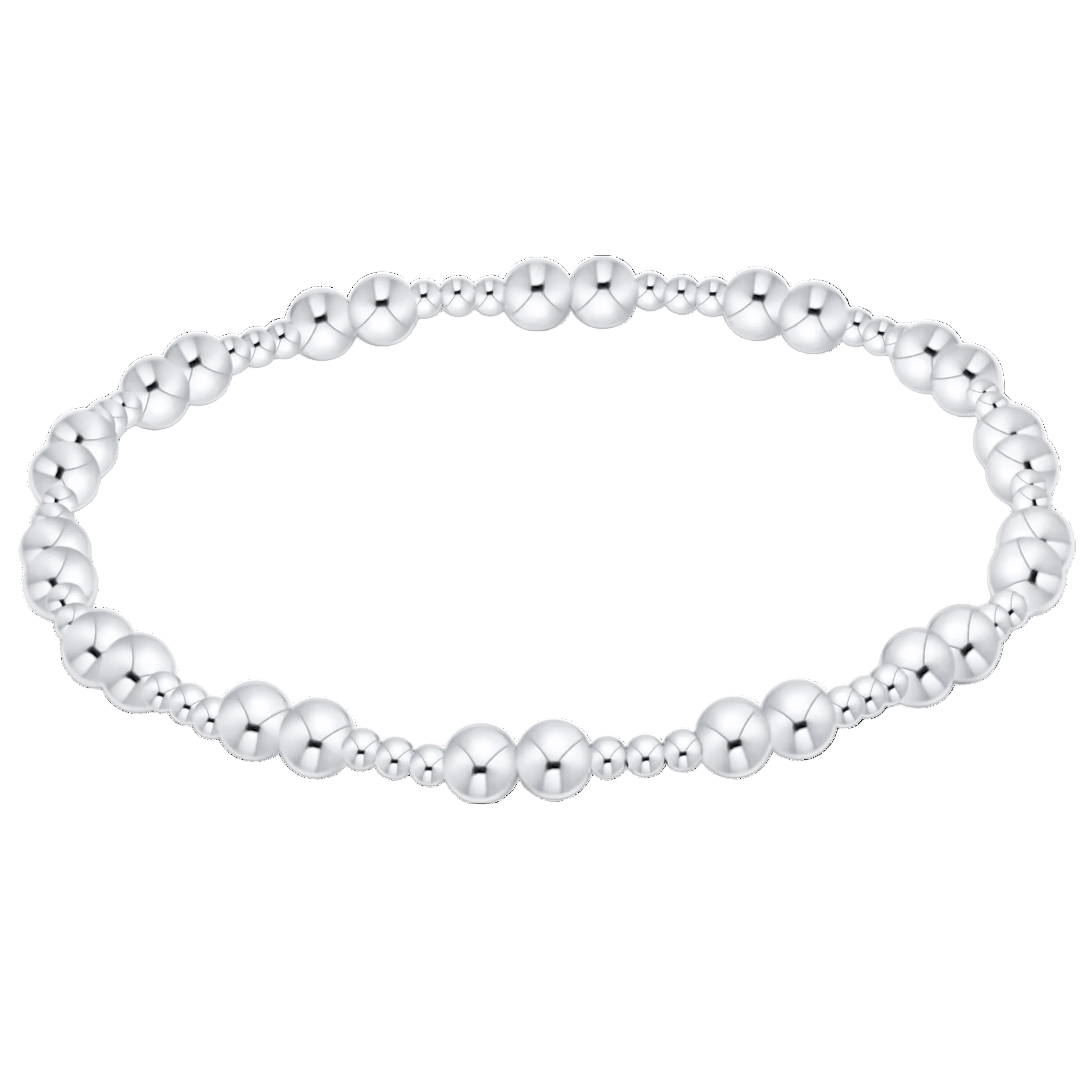 enewton 4 mmTogether Sterling Bracelet featuring interlocking silver beads available at Be Charmed