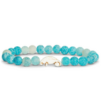 Fahlo Aqua Blue Dolphin Odyssey Bracelet available at Be Charmed 