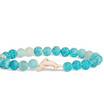 Fahlo Aqua Blue Dolphin Odyssey Bracelet available at Be Charmed