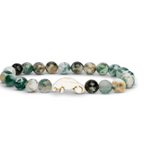Fahlo Seagrass Green Dolphin Odyssey Bracelet available at Be Charmed