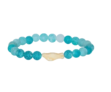 Fahlo Aqua Blue Seal Glide Bracelet available at Be Charmed