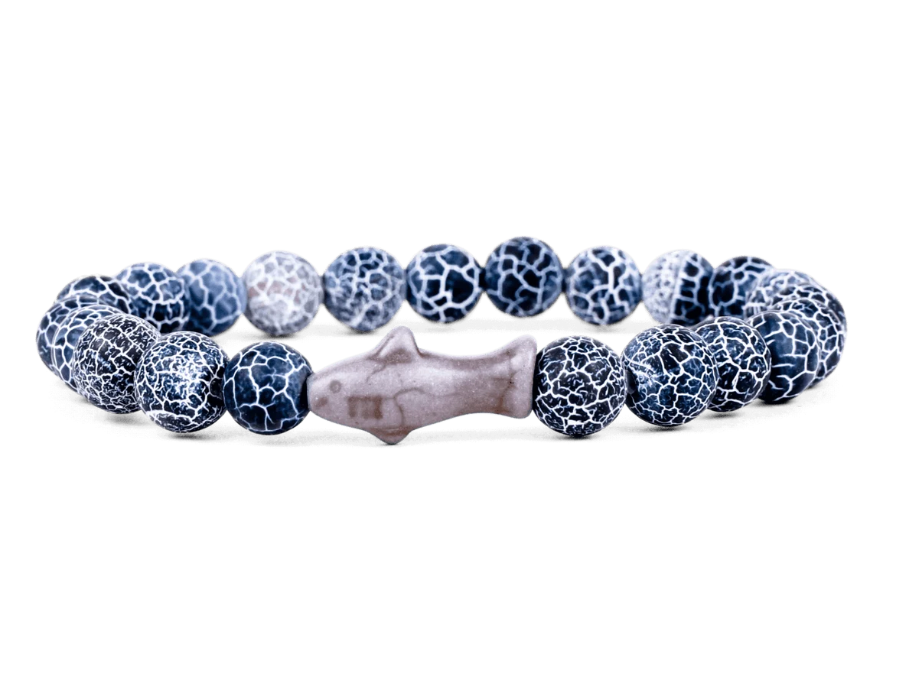 Fahlo Deep Blue Shark Voyage Bracelet available at Be Charmed