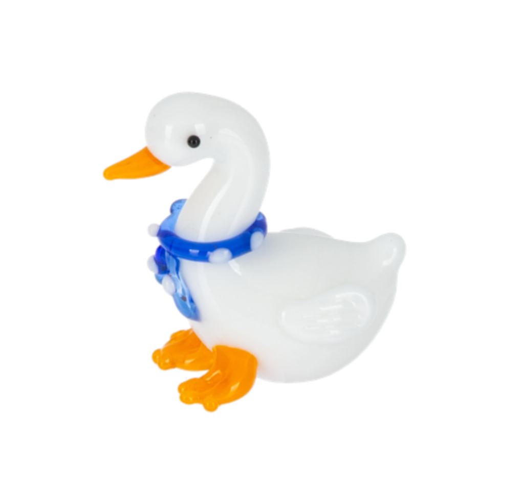Ganz Silly Goose charm, playful enameled goose metal pocket token available at Be Charmed