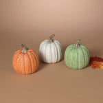 Gerson - 6.89" Resin Harvest Pumpkin available at Be Charmed