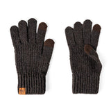 Charcoal Britt's Knits Kindred Gloves featuring cozy knit winter gloves, available at Be Charmed