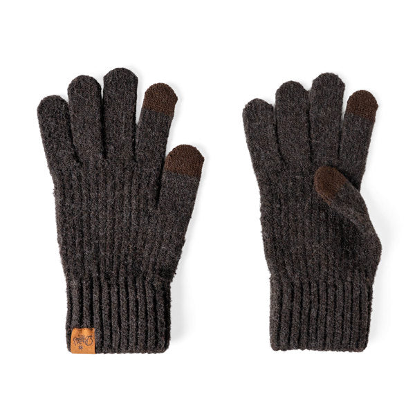 Charcoal Britt's Knits Kindred Gloves featuring cozy knit winter gloves, available at Be Charmed