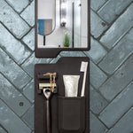 Brodeo Drive Beardless Leader Fogless Shaving Mirror featuring a clear fog-free bathroom shaving mirror, available at Be Charmed