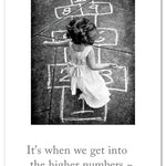 Cardthartic Hopscotch birthday greeting card featuring charming artwork and a heartwarming message available at Be Charmed