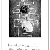 Cardthartic Hopscotch birthday greeting card featuring charming artwork and a heartwarming message available at Be Charmed