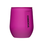 Corkcicle 12 oz Stemless stainless steel insulated tumbler in berry punch, available at Be Charmed
