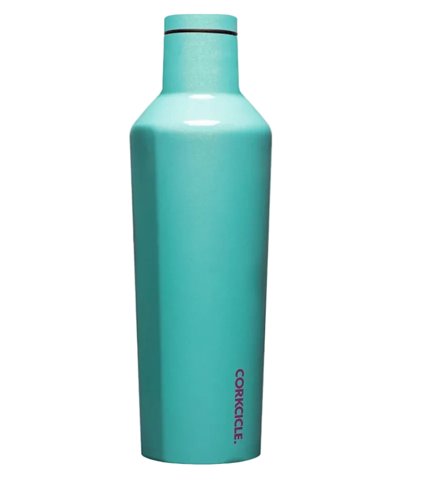 Sparkle Mermaid Corkcicle 16 oz Canteen stainless steel insulated water bottle, available at Be Charmed