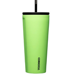 Margarita Corkcicle 24 oz Cold Cup stainless steel insulated travel cup with straw lid, available at Be Charmed