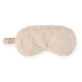 Ivory Hello Mello Cuddlers Heated Eye Mask featuring a soft heated eye mask for relaxation, available at Be Charmed