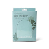 Box of Lemon Lavender Shoulder Hot & Cold Neck Wrap featuring a soothing aromatherapy wrap, available at Be Charmed