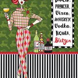 Pictura Christmas Card Dasher, Dancer, Prancer featuring festive holiday reindeer illustration, available at Be Charmed
