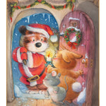 Pictura Delivering a Very Special Christmas Wish Christmas Card featuring a festive holiday greeting card design, available at Be Charmed