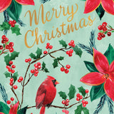 Pictura Merry Christmas card featuring a classic holiday greeting design, available at Be Charmed