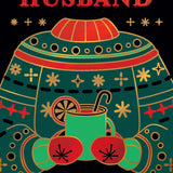 Pictura Christmas Card - To My Wonderful Husband featuring a festive holiday greeting card design, available at Be Charmed