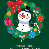 Pictura Christmas Card - You Are the Greatest Gift of All featuring a festive holiday greeting card design, available at Be Charmed