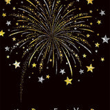 Pictura Happy New Year greeting card featuring a celebratory fireworks, available at Be Charmed