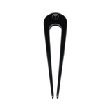 Teleties French hair pin in jet black, available at Be Charmed