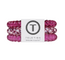 Small Teleties hair ties Merlot After Midnight featuring a deep burgundy spiral design, available at Be Charmed