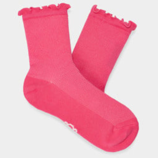 UGG Women's Karsyn Lettuce Edge Sock in pink available at Be Charmed
